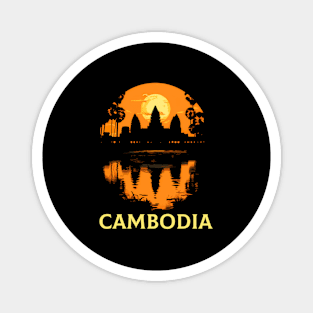Angkor Wat Cambodian Khmer Cambodian Magnet